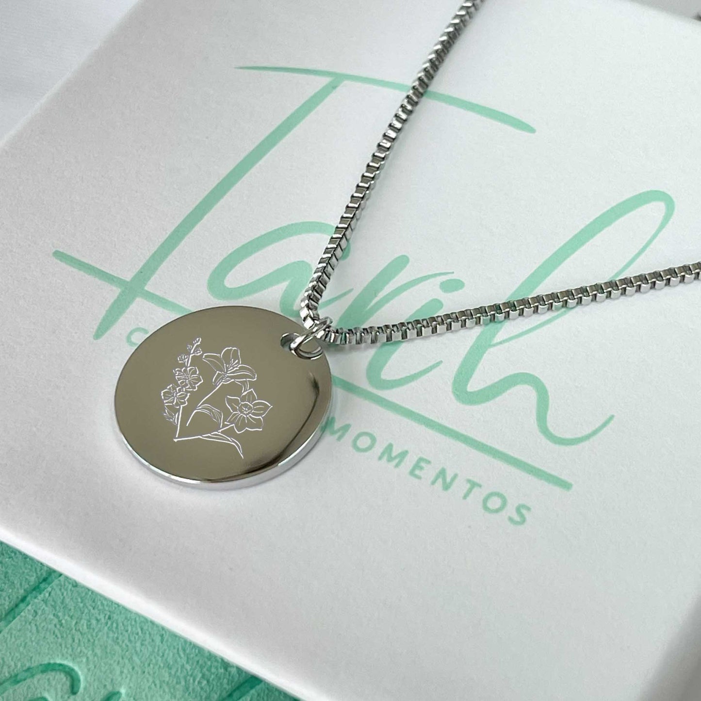 Collar Nalia Acero Inoxidable | Flores