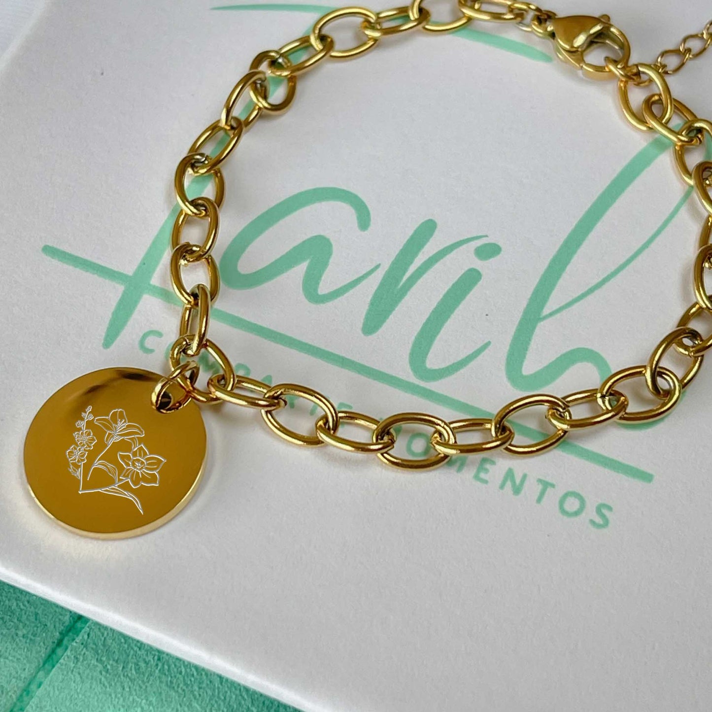 Pulsera Naia Acero Inoxidable | Flores