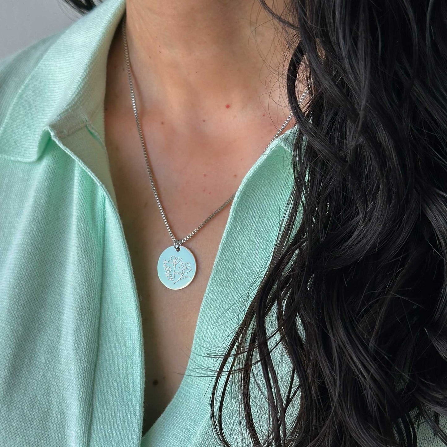 Collar Nalia Acero Inoxidable | Flores