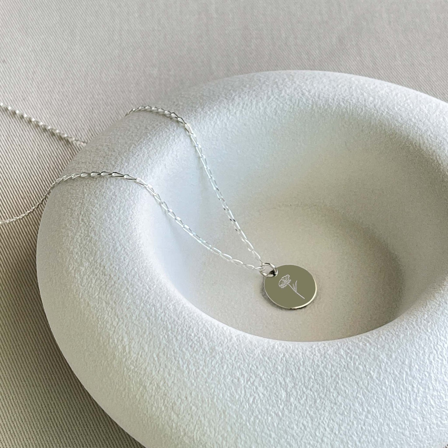 Collar Iris Plata .925 | Flores