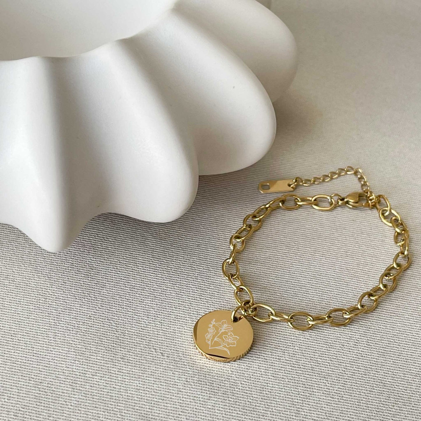 Pulsera Naia Acero Inoxidable | Flores
