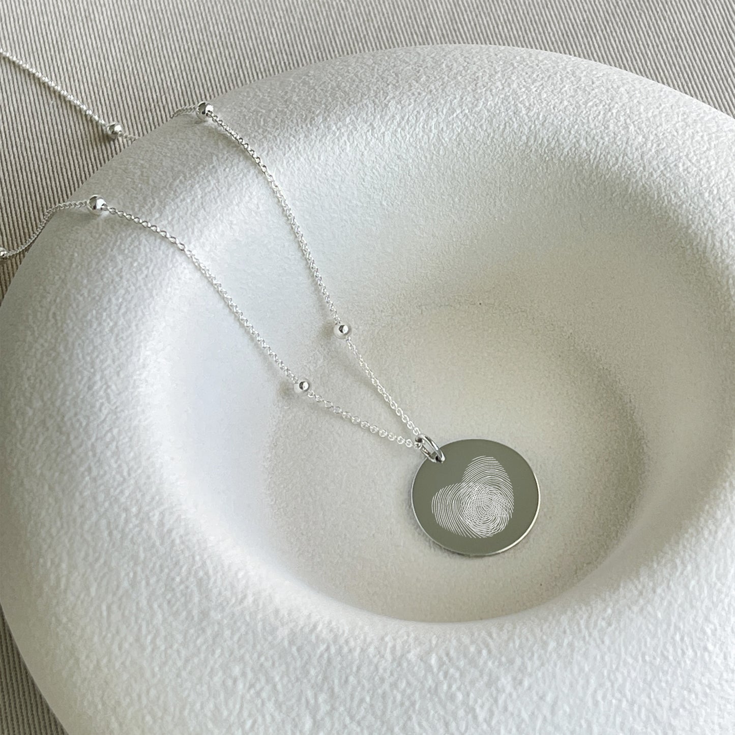 Collar Aria Plata .925 | Fingerprint