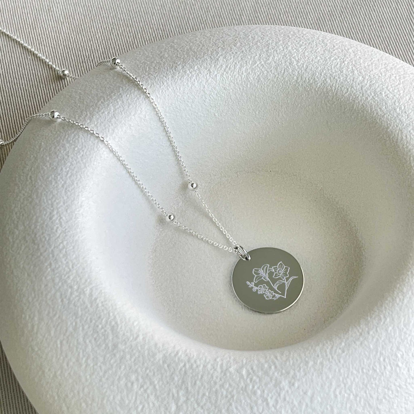 Collar Aria Plata .925 | Flores