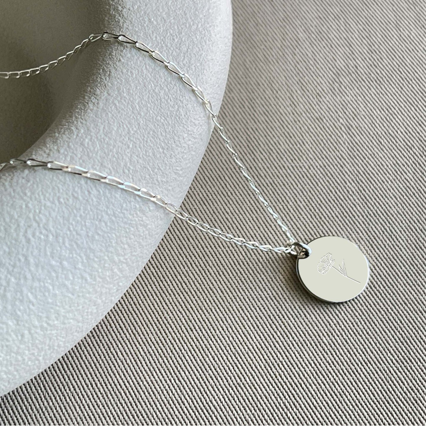 Collar Iris Plata .925 | Flores