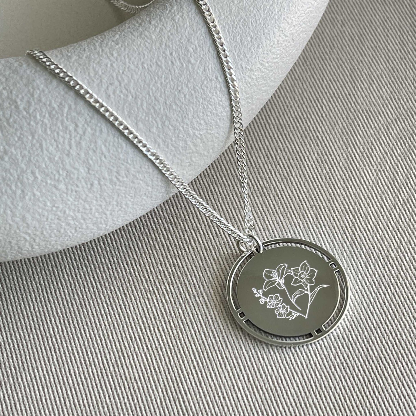 Collar Elise Plata .925 | Flores