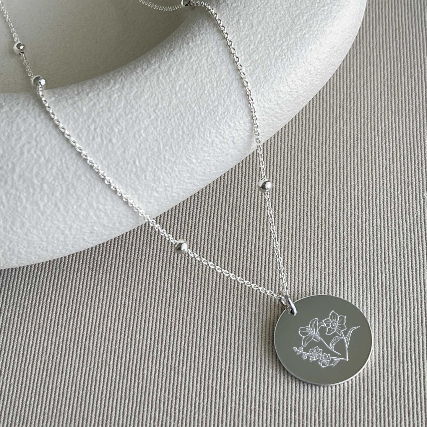 Collar Aria Plata .925 | Flores