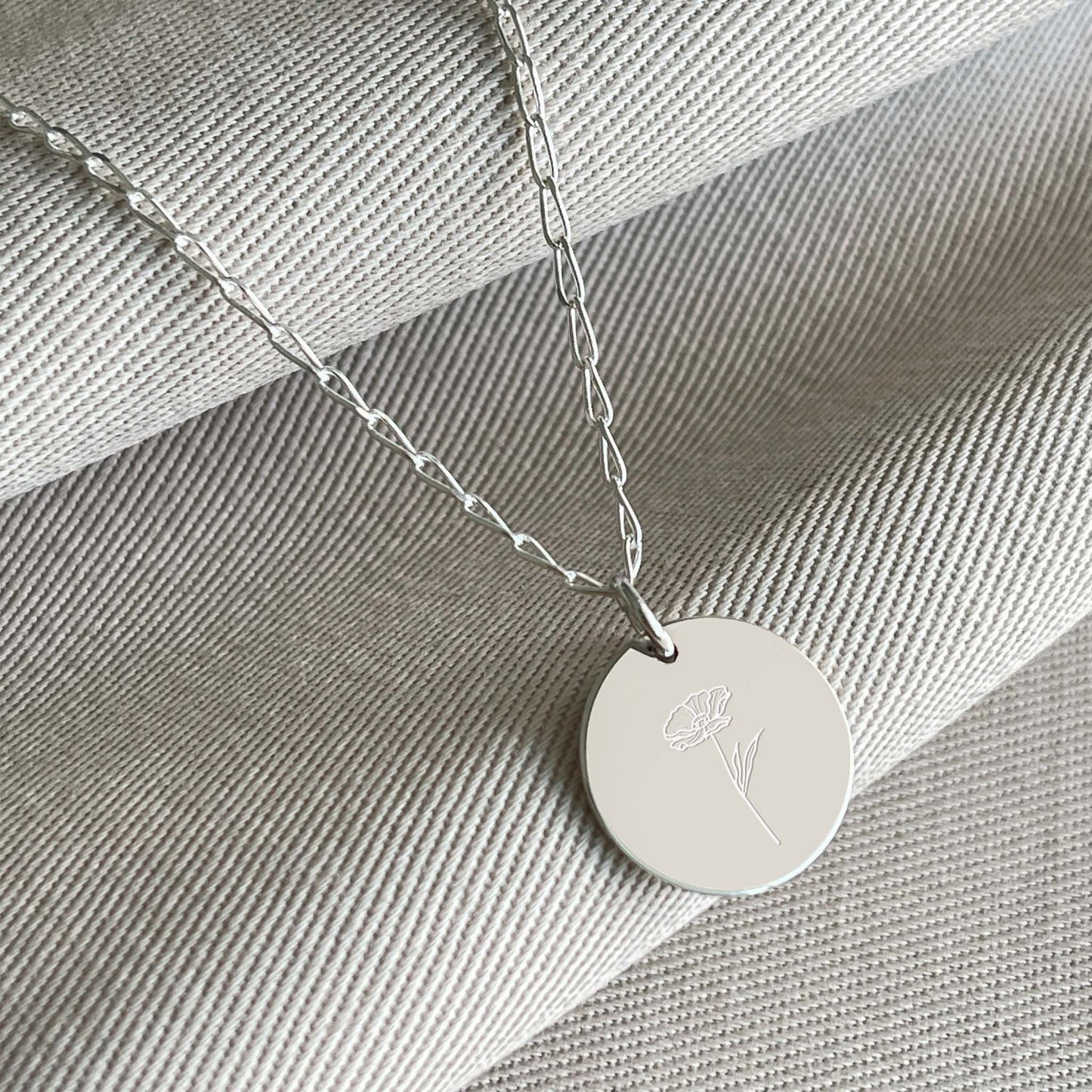 Collar Iris Plata .925 | Flores