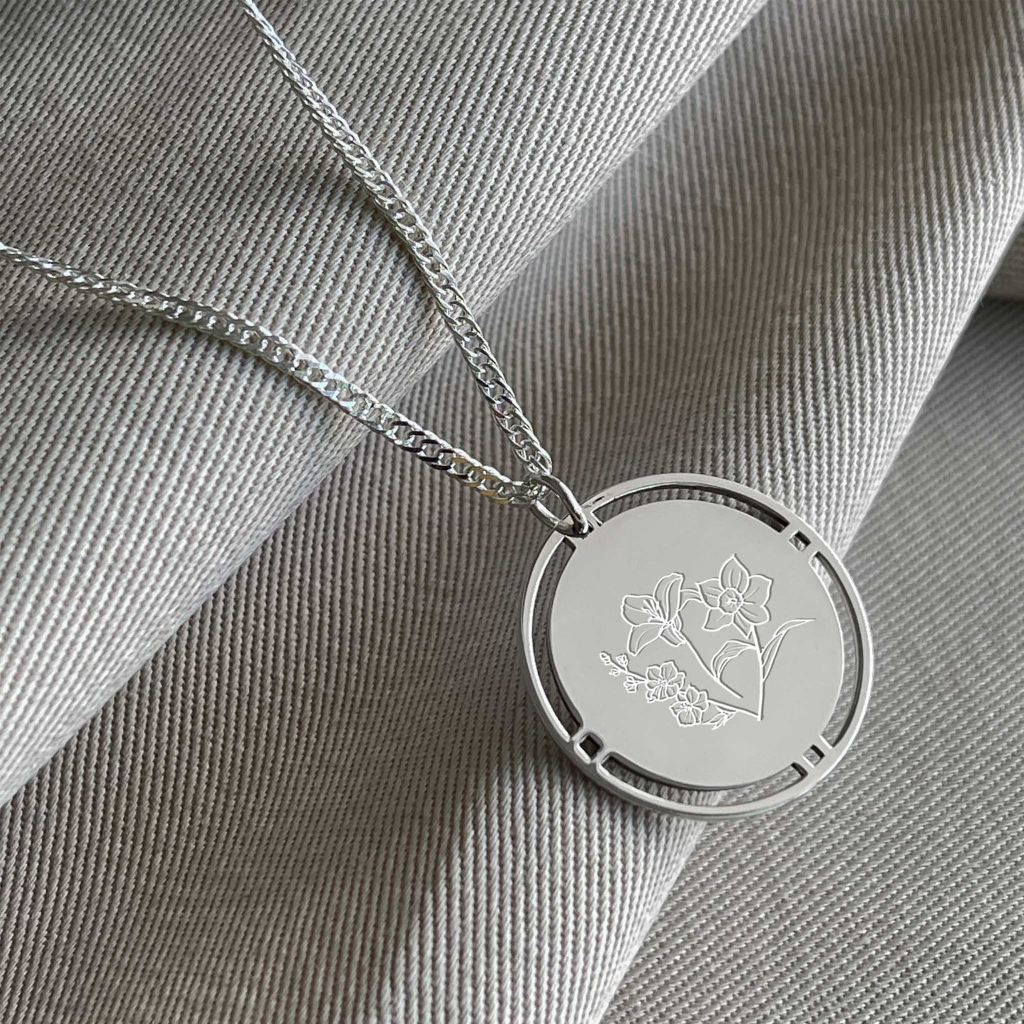 Collar Elise Plata .925 | Flores