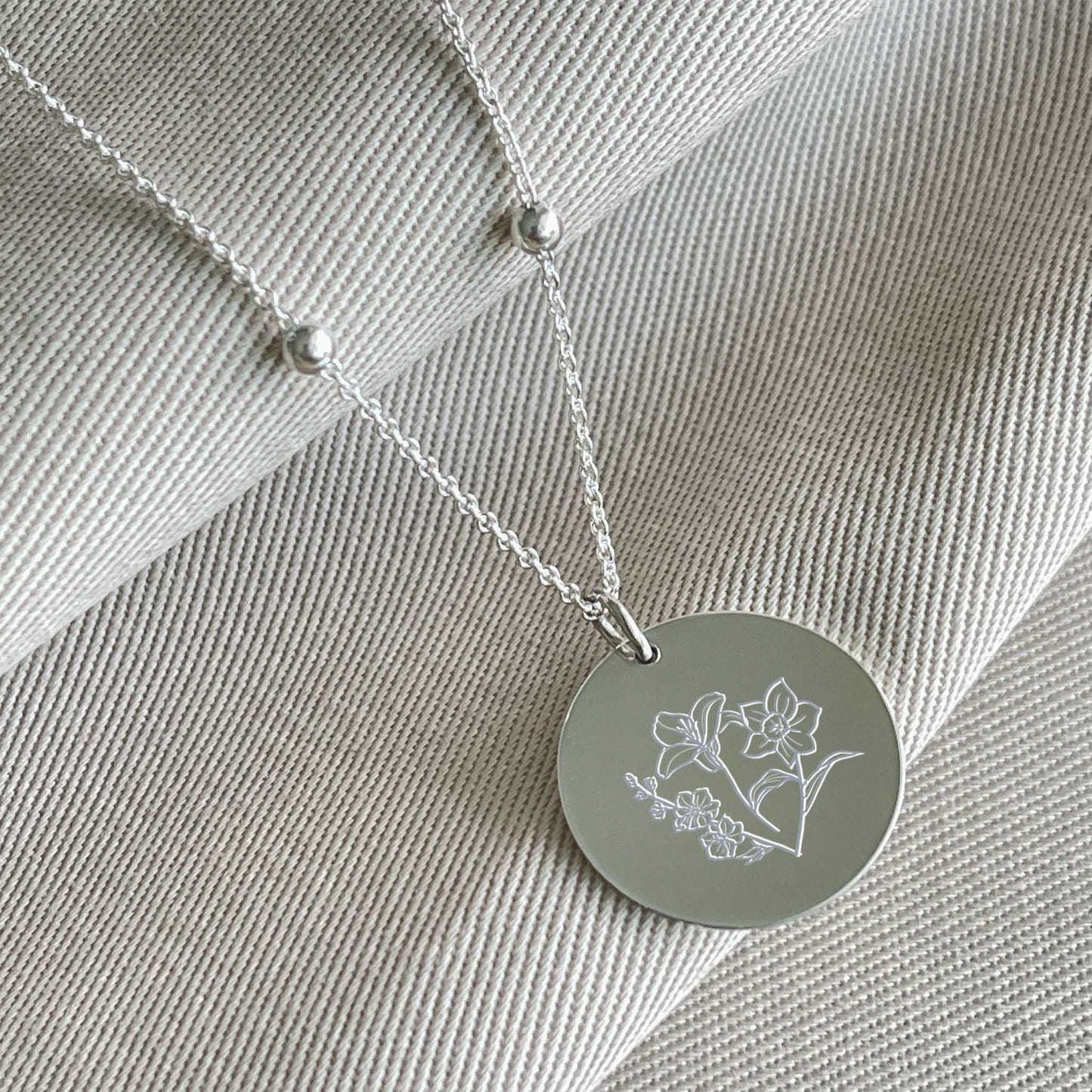 Collar Aria Plata .925 | Flores