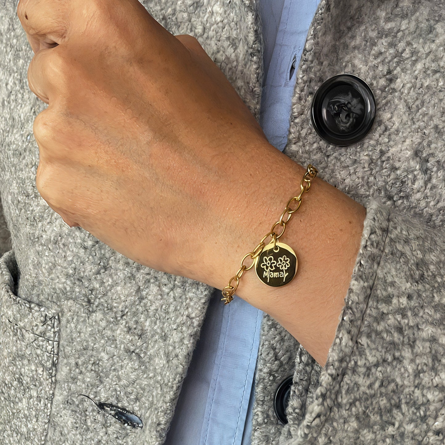 Pulsera Naia Acero Inoxidable | Trazos