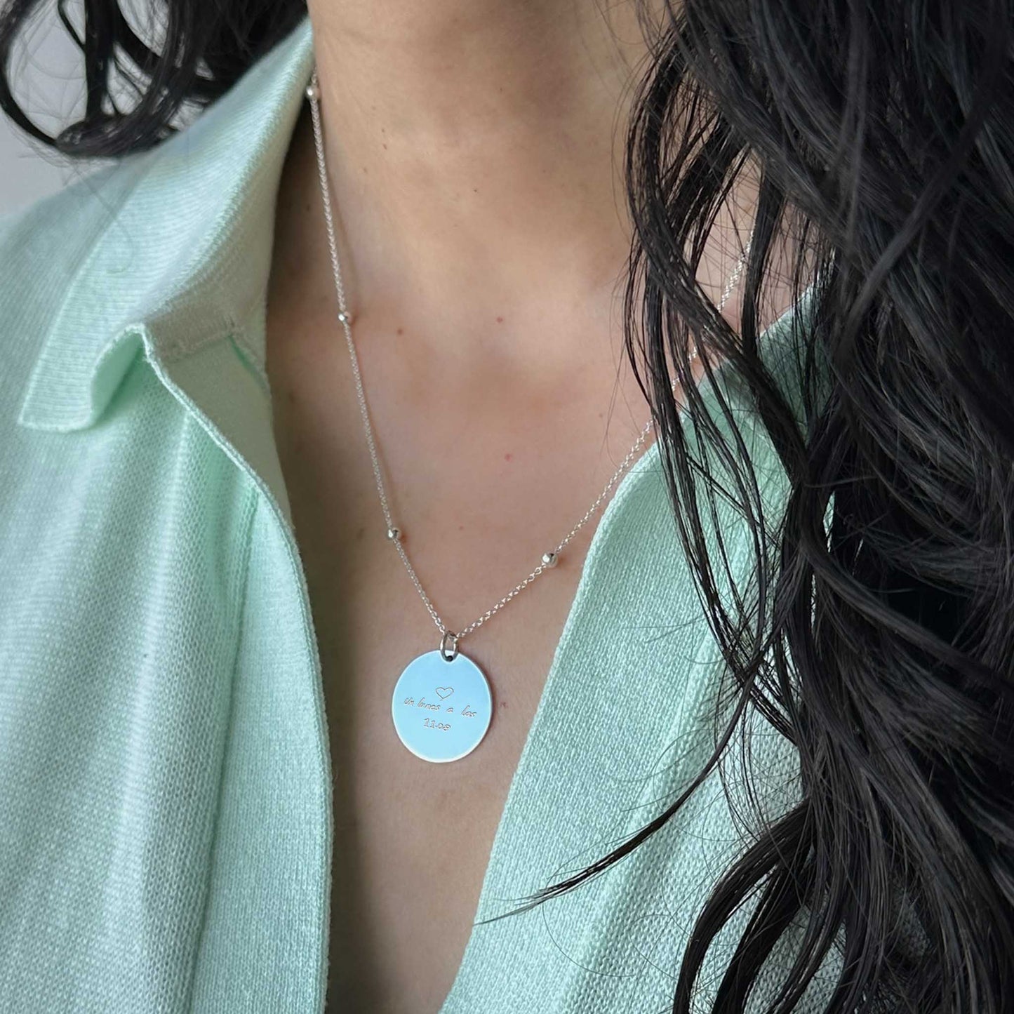 Collar Aria Plata .925 | Trazos