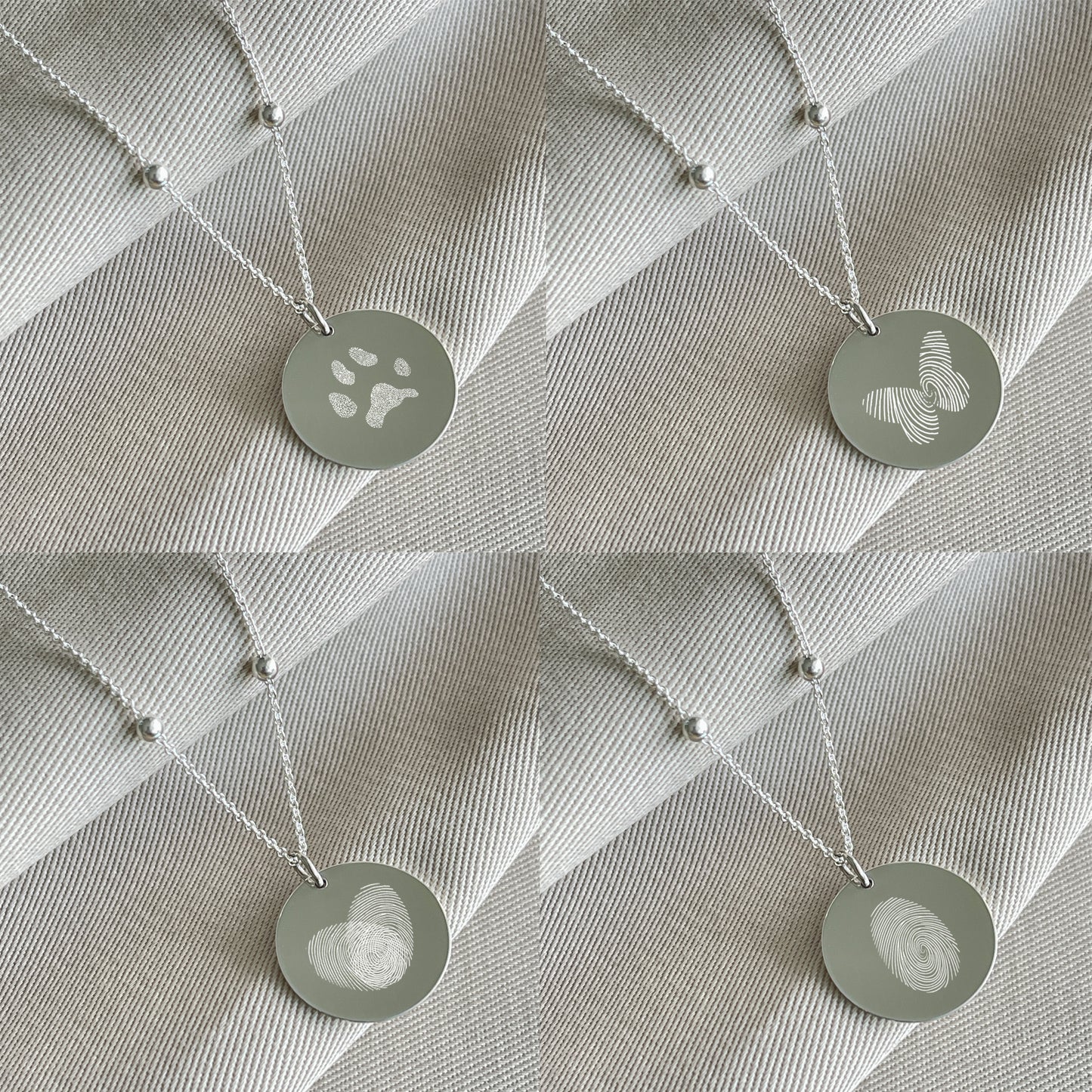 Collar Aria Plata .925 | Fingerprint