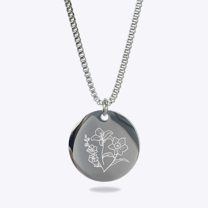 Collar Nalia Acero Inoxidable | Flores