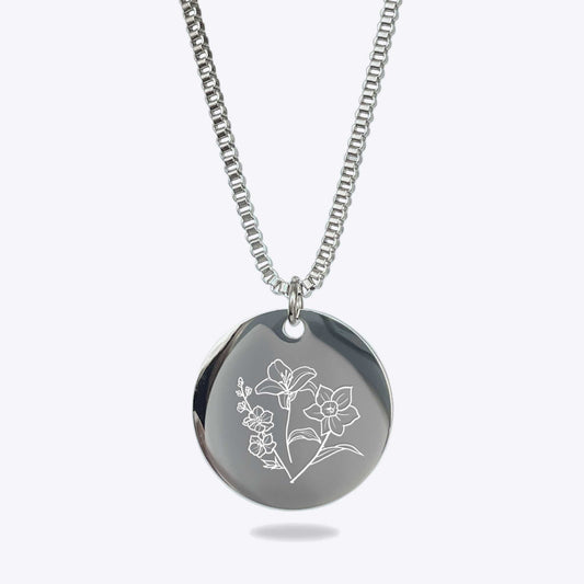 Collar Nalia Acero Inoxidable | Flores