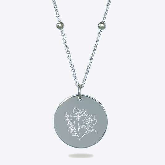 Collar Aria Plata .925 | Flores