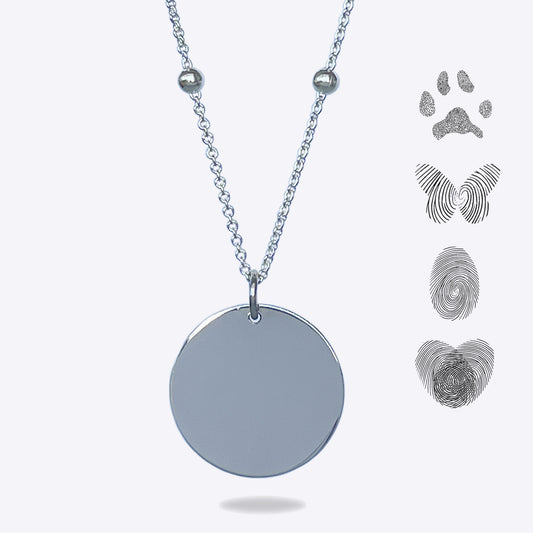 Collar Aria Plata .925 | Fingerprint