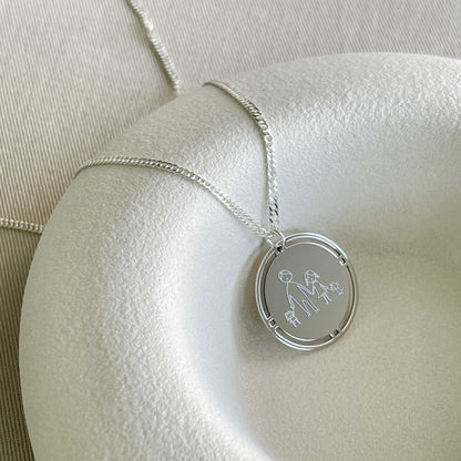 Collar Elise Plata .925 | Trazos