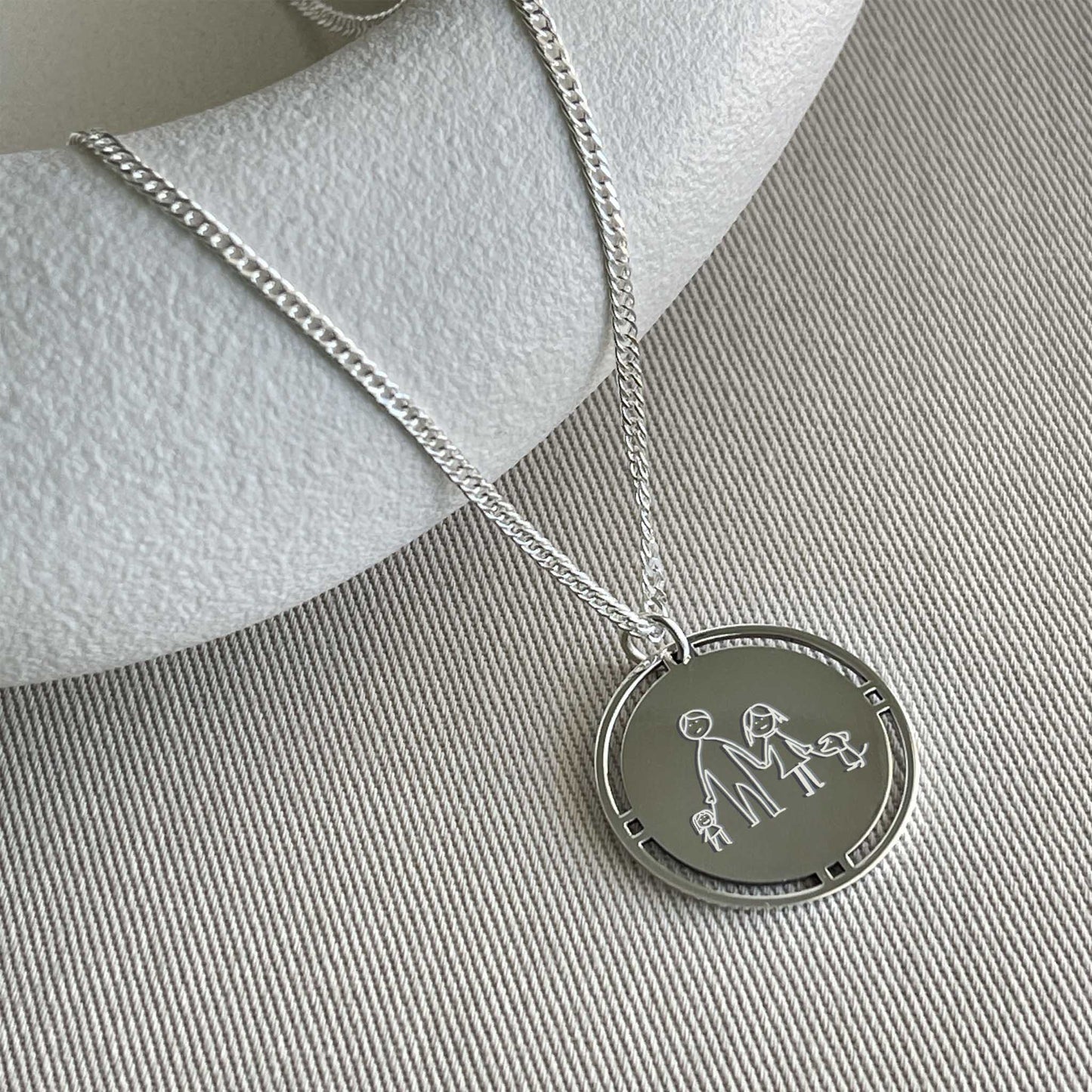 Collar Elise Plata .925 | Trazos