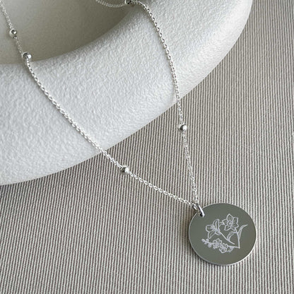 Collar Aria Plata .925 | Flores