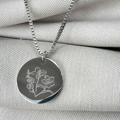 Collar Nalia Acero Inoxidable | Flores