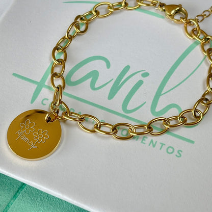 Pulsera Naia Acero Inoxidable | Trazos