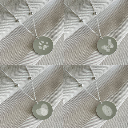 Collar Aria Plata .925 | Fingerprint