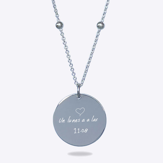 Collar Aria Plata .925 | Trazos